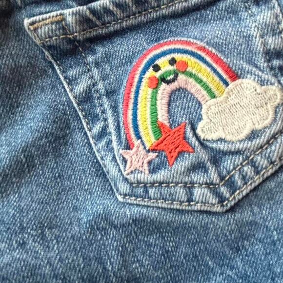 Mini Boden Rainbow Denim Shorts – Size 3Y - Picture 5 of 6